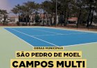 Novo espaço multidesportivo de São Pedro de Moel quase concluido