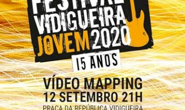 Festival Vidigueira Jovem em vídeo mapping