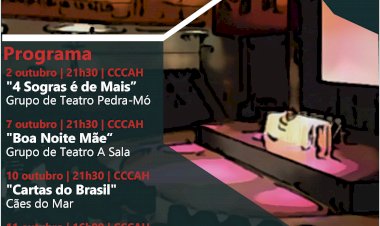 Festival de Teatro 2020 - Em outubro o Teatro está de volta a Angra