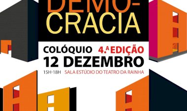 Colóquio Teatro, espaço vazio e democracia no Teatro da Rainha