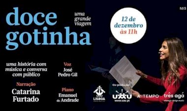 Doce Gotinha, o ciclo da água narrado pela voz de Catarina Furtado