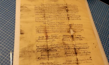 Documento de 1933 foi achado nas obras da da Avenida Dr. Lourenço Peixinho de Aveiro