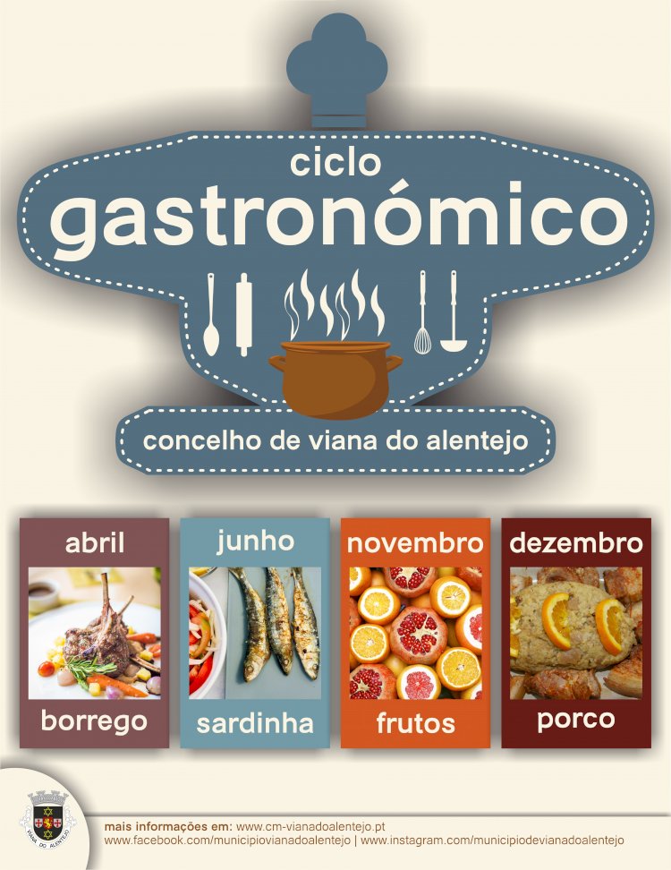 Viana do Alentejo promove ciclo gastronómico ao longo do ano