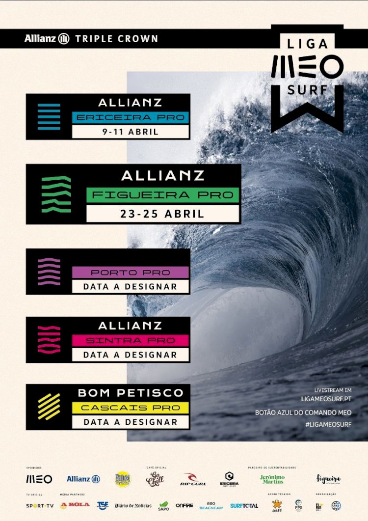 Liga MEO Surf: Estrelas do Surf nacional a caminho da Figueira da Foz