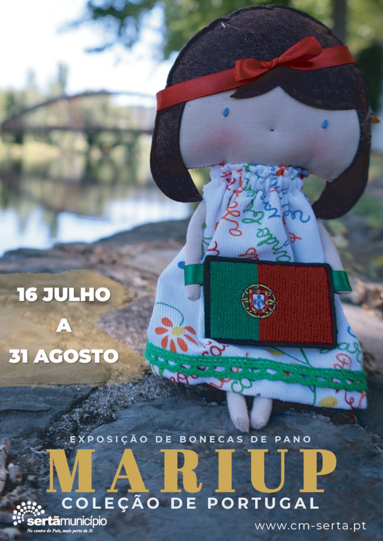 “Bonecas de Pano MariUp – Colecção de Portugal” em exposição