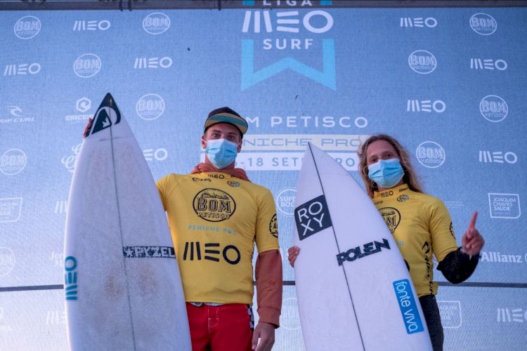 Liga MEO Surf - Kika Veselko e Afonso Antunes conquistam o Bom Petisco Peniche Pro em Supertubos