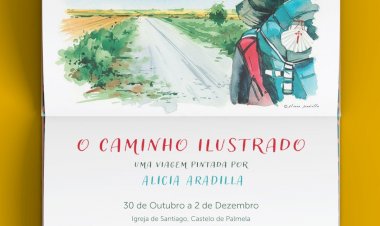 Exposição “O Caminho. Uma viagem pintada por Alicia Aradilla”, para visitar em Palmela