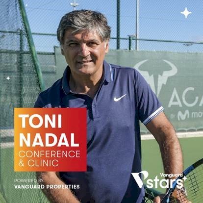 Toni Nadal em Portugal no Masters 2021 da Vanguard Stars