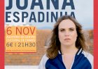 Joana Espadinha sobe ao palco do Centro Cultural  a 6 de Novembro