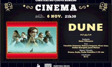 DUNE no Cineteatro Curvo Semedo a 6 de Novembro