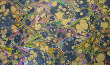 Mancha, linha ou padrão: colorir papel com uma técnica secular