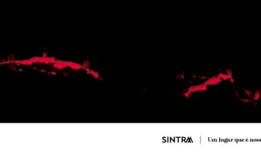 Castelo dos Mouros iluminado a vermelho no Dia Mundial da Sida