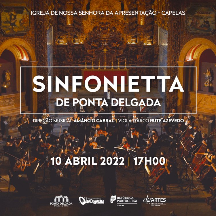 Concerto da Sinfonietta de Ponta Delgada na Igreja das Capelas a 10 de Abril