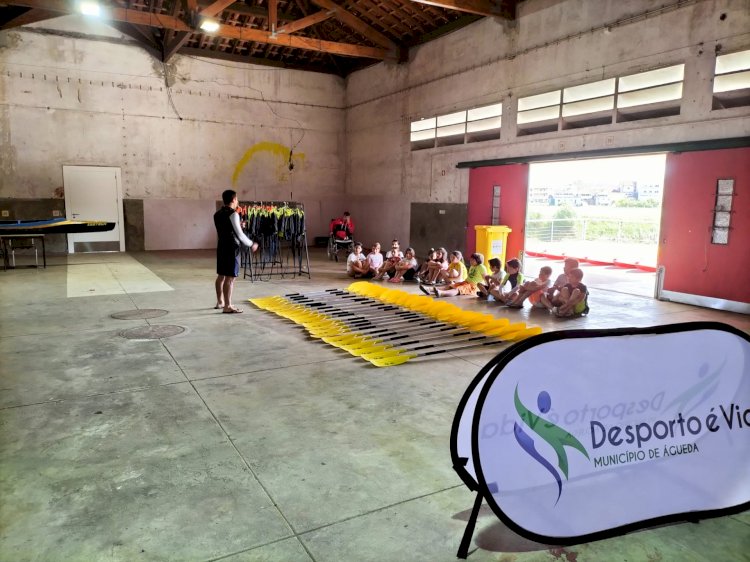 Câmara de Águeda dinamiza projecto de natação e canoagem junto de alunos de 1.º Ciclo