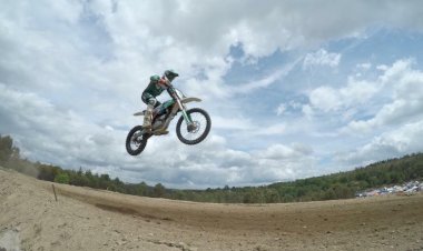 Mário Patrão no motocross com moto 100% eléctrica