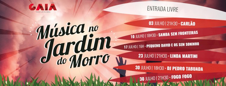 Julho volta a levar a música ao Jardim do Morro