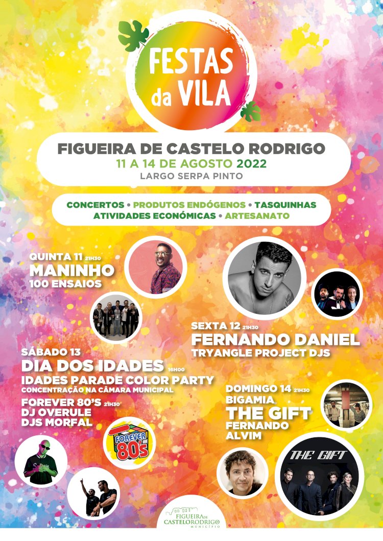 The Gift, Maninho e Fernando Daniel animam “Festas da Vila” de Figueira de Castelo Rodrigo