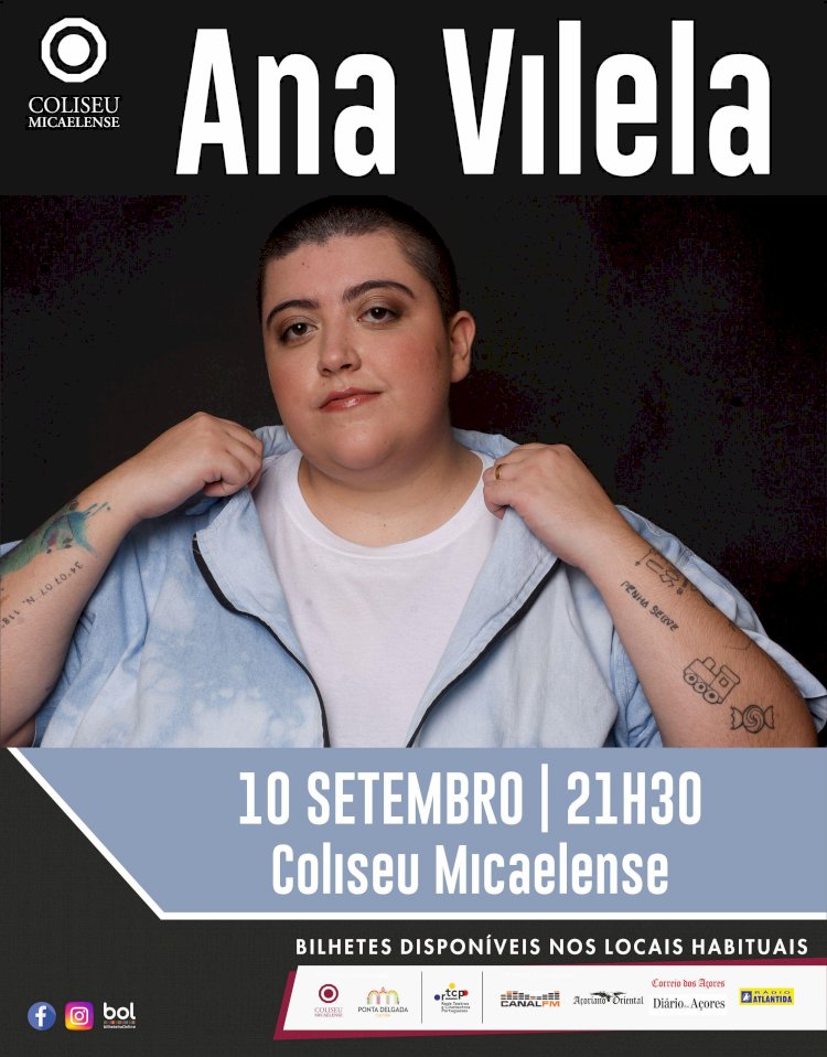 Cantora brasileira Ana Vilela sobe ao palco do Coliseu Micaelense a 10 de Setembro