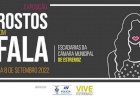 Exposição "Rostos com fala" contra a violência doméstica
