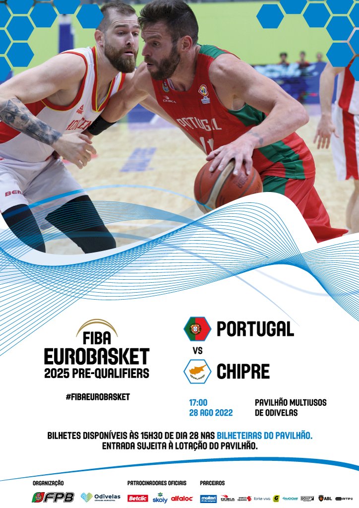 Portugal joga qualificação para o FIBA EUROBASKET 2025