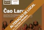 Concerto gratuito de Čao Laru no interior do Teatro Virgínia