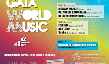 Gaia World Music regressa ao Centro Histórico