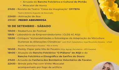 Festival Moscatel do Douro na vila de Favaios