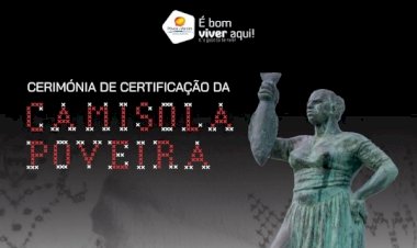 Cerimónia de Certificação da Camisola Poveira no Largo do Passeio Alegre