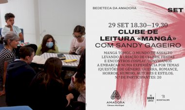 Clube de Leitura Mangá, com Sandy Gageiro