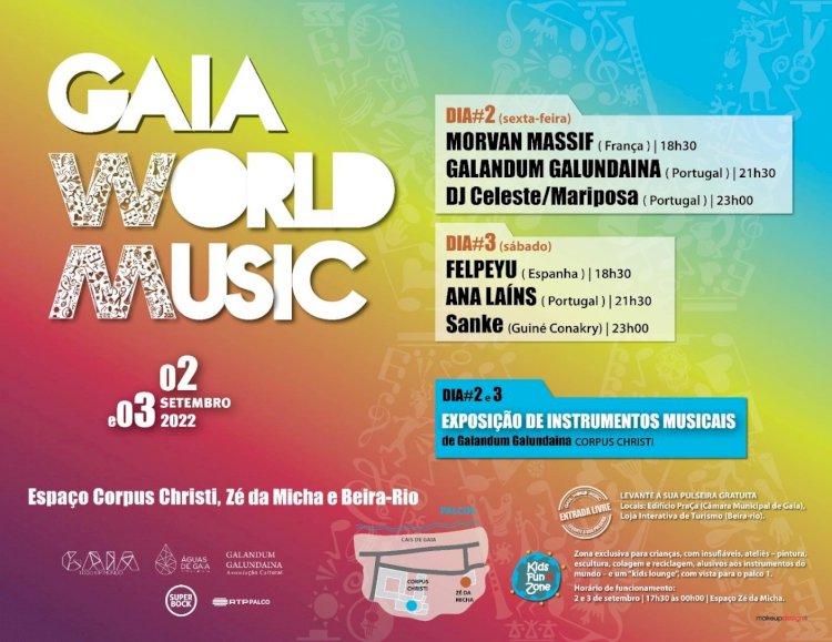 Gaia World Music regressa ao Centro Histórico