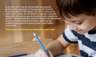 MAR Shopping Matosinhos lança passatempo de cartoons de animais