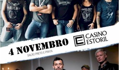 Hardline e Gun com clássicos do rock no Salão Preto e Prata do Casino Estoril