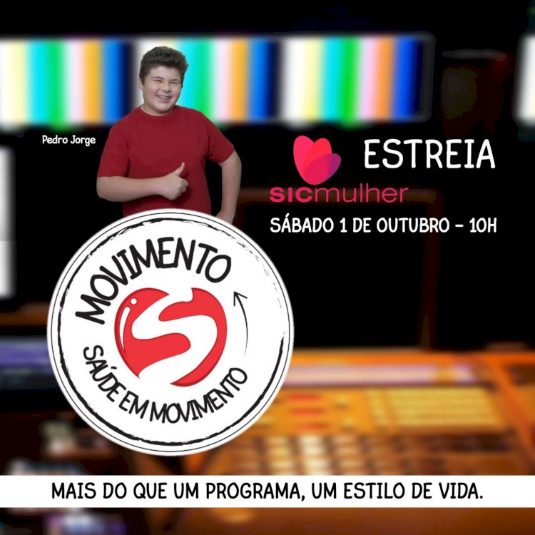Movimento S estreia programa de televisão para toda a família promotor de bons hábitos de saúde