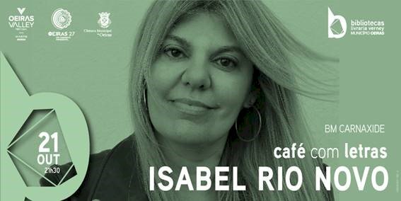 Isabel Rio Novo no Café com Letras