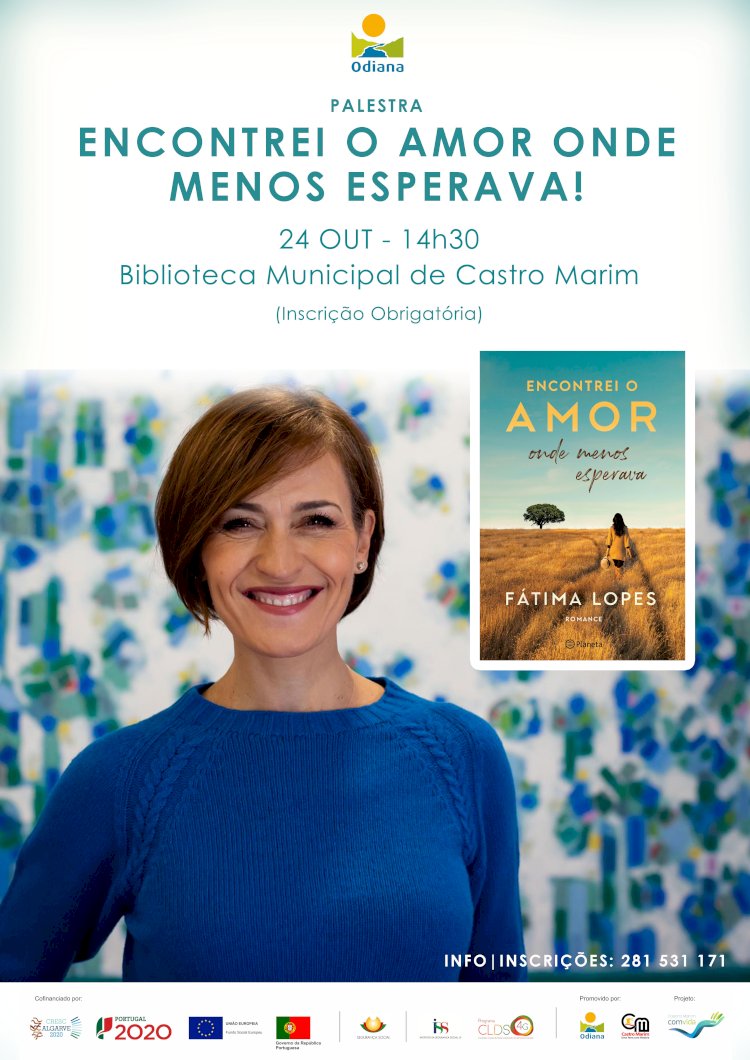 Fátima Lopes vem a Castro Marim apresentar livro "Encontrei o Amor onde menos esperava"