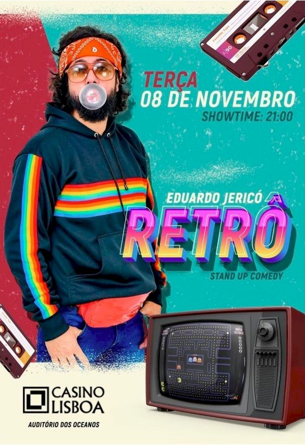 Eduardo Jericó protagoniza “Retrô” no Casino Lisboa