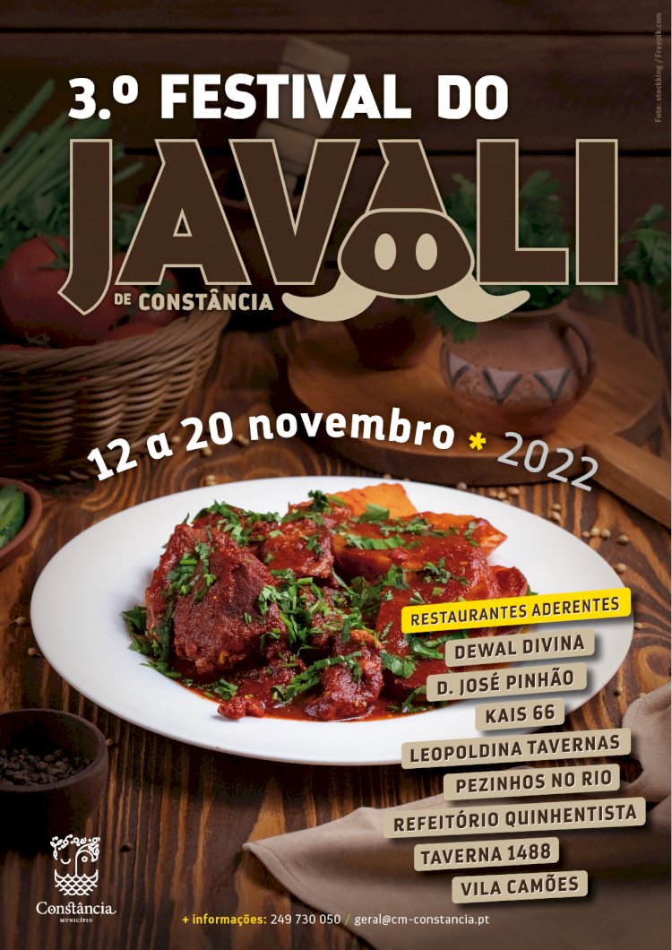 3º Festival do Javali em Constância