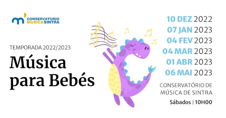 Música para Bebés - sessões mensais no Conservatório de Música de Sintra