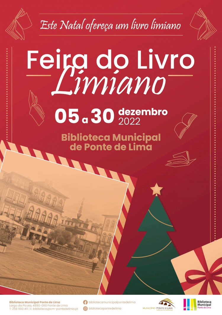 Feira do Livro Limiano abre ao público em dezembro e promove publicações municipais e de autores locais