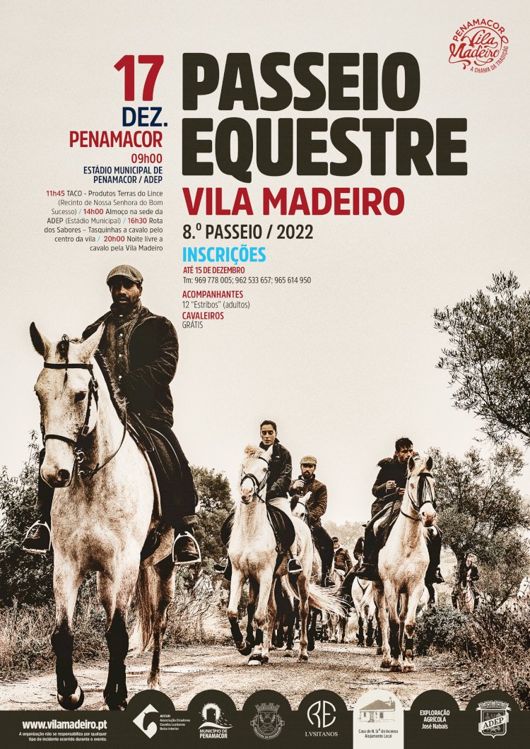Passeio Equestre Penamacor Vila Madeiro vai para a 8ª edição