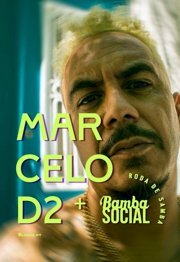 Rapper Marcelo D2 e Orquestra Bamba Social no Salão Preto e Prata do Casino Estoril