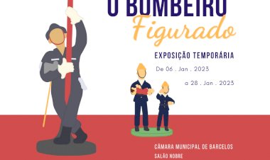 “O Bombeiro Figurado” no Salão Nobre dos Paços do Concelho