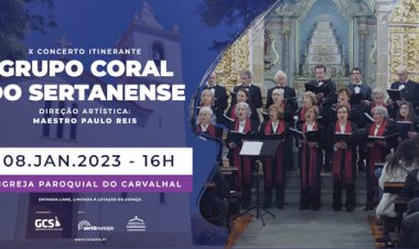 Igreja Paroquial do Carvalhal recebe X Concerto Itinerante do Grupo Coral do Sertanense