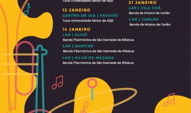 Município leva música e afetos aos Lares e Centros de Dia