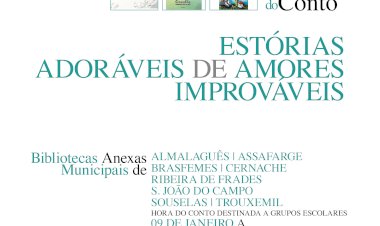 Estórias adoráveis de amores improváveis nas Bibliotecas Anexas Municipais de Coimbra