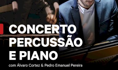 Auditório Carlos do Carmo recebe o concerto “Percussão e Piano”