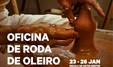 A Escola de Artes de Lagoa irá realizar mais uma formação da “Oficina de Roda de Oleiro”