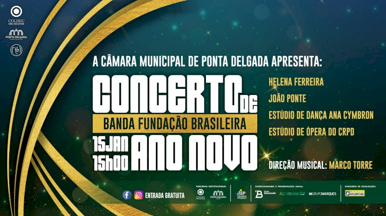 Câmara Municipal de Ponta Delgada promove concerto de Ano Novo