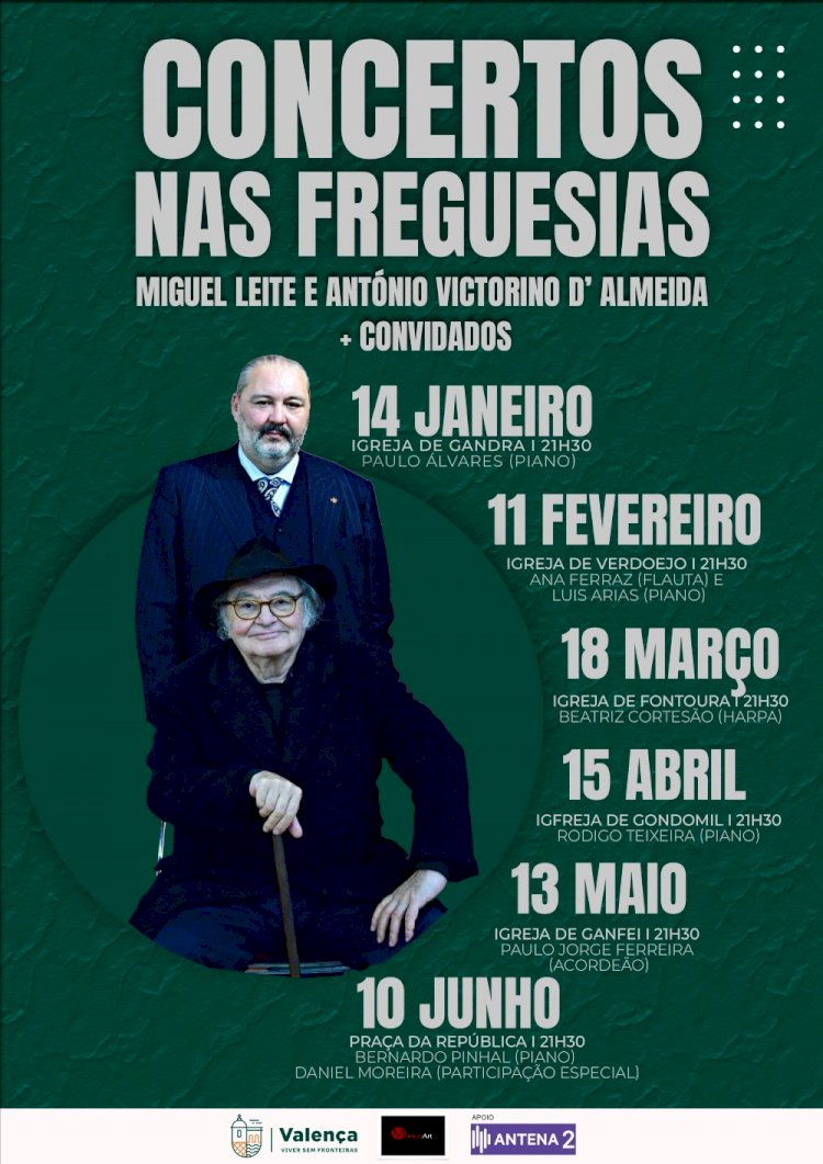 Concertos nas Freguesias Regressam com Vitorino de Almeida e Convidados