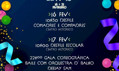 Carnaval nas ruas de Elvas, de 16 a 21 de fevereiro